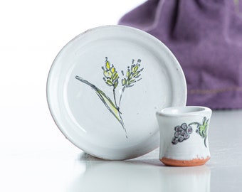 Organist Communion Set - Grapes and Wheat