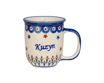 Nueva cerámica polaca 12oz taza de té o café - KUZYN, COUSIN (M)