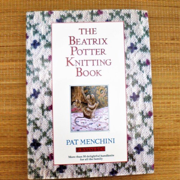 Strickmuster Buch Pat Menchini Designer der Beatrix Potter Buch Muster Kinder Muster stricken Geschenk für Strickerin stricken