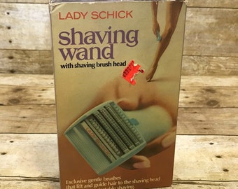 Lady Schick Shaving Wand Electric Razor Vintage 1970s Complete with Original Box