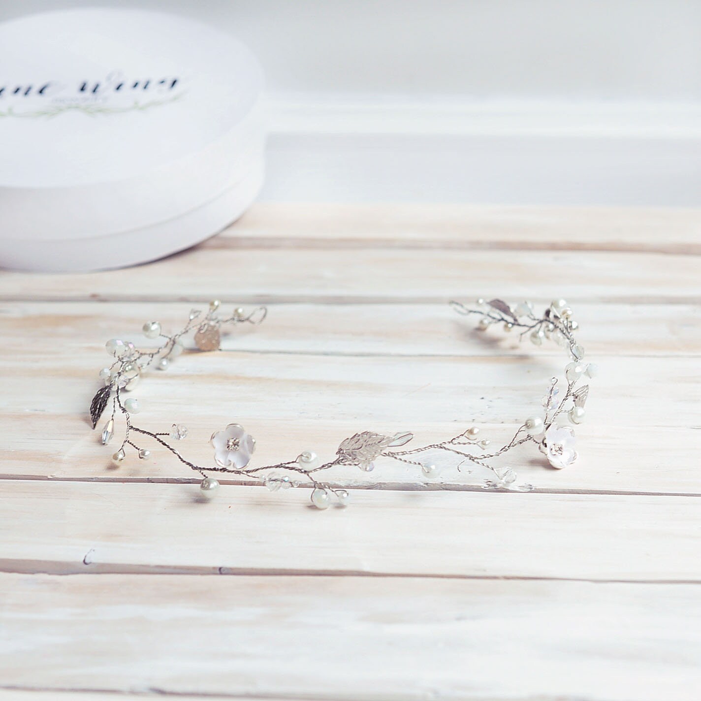 bridal vine headpiece