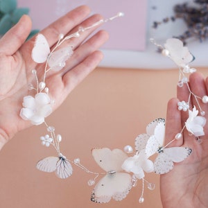Butterfly Flower Bride Hair Ornament