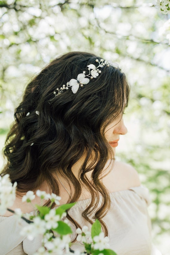 Butterflies hair piece Flower hair pins Wedding Hair Accessories Flower Hair Vine Bridal Hair Piece Ivory silk flower Wedding Hair Clips - .br Butterflies hair piece Flower hair pins Wedding Hair Accessories Flower Hair Vine Bridal Hair Piece Ivory silk flower Wedding Hair Clips - .br