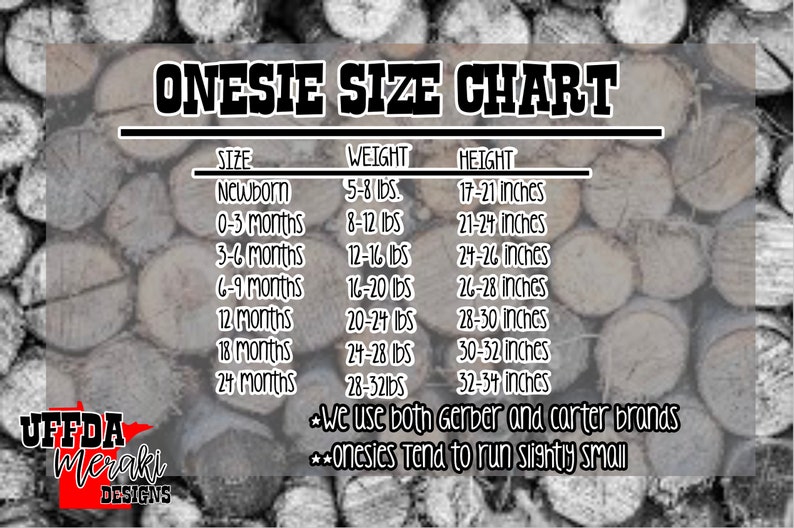 A Wish Come True Size Chart