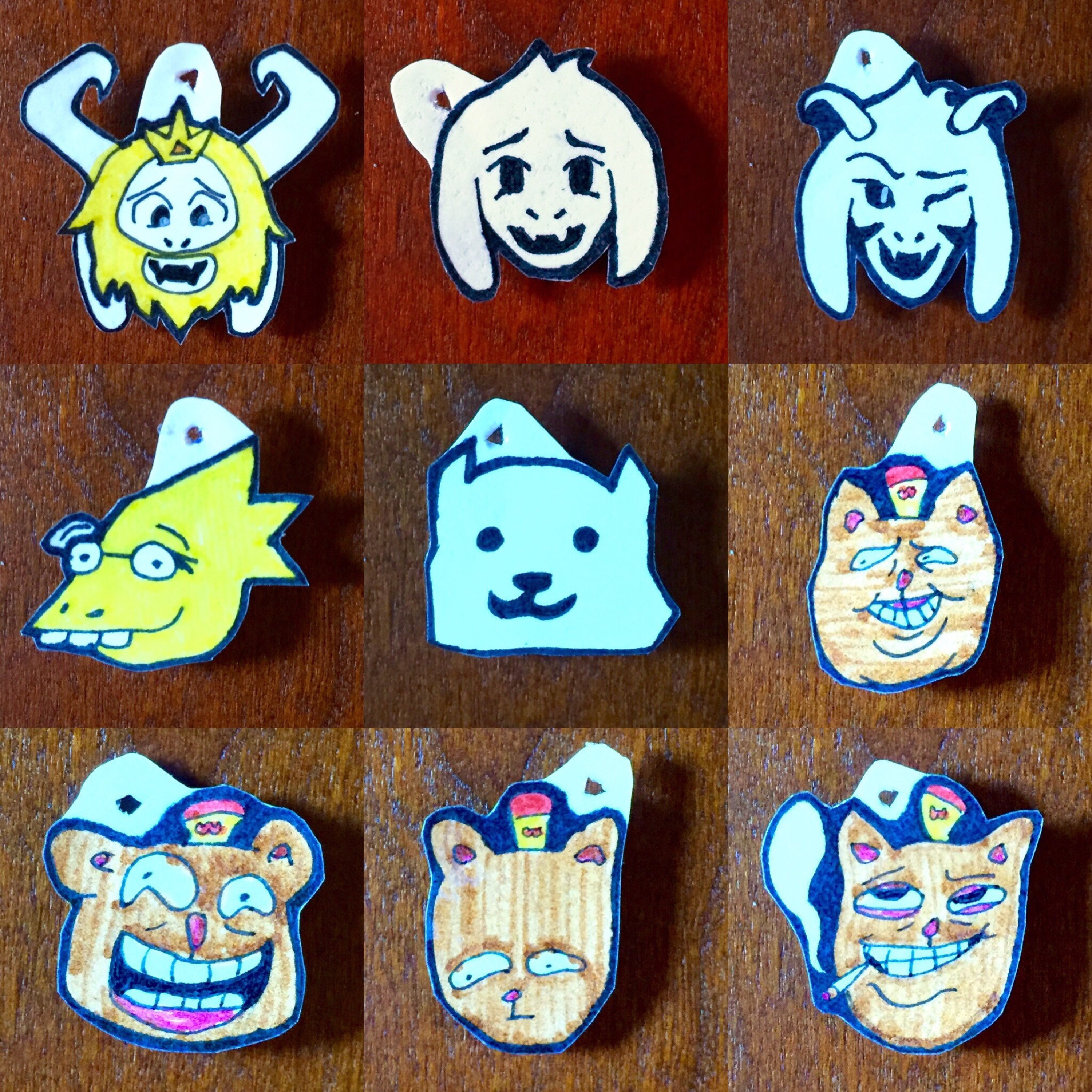 UNDERTALE - Character Pins Set 1 - Fangamer