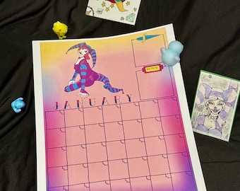 Calendario de payasos de enero, febrero y marzo