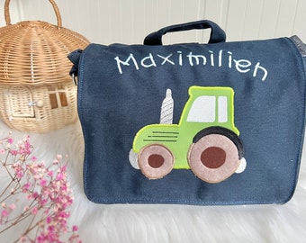 Tractor kindergarten backpack