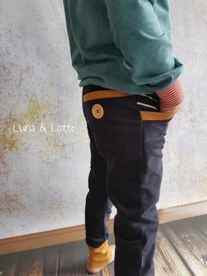 Price from 45.95 Euro Corduroy pants pants blue mustard so cool 74-152 widecord button pants Waldorf kids mustard colors cord Waldorf boys