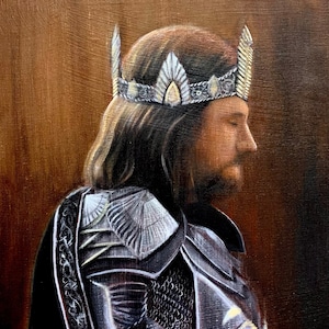 Lord Aragorn - oil painting