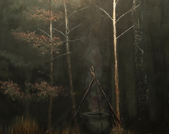 The Witch's Cauldron - Print