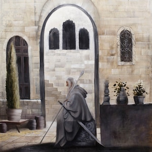 Gandalf in Minas Tirith - print