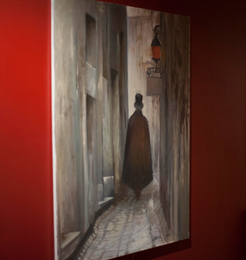 Jack the Ripper Oil Painting Etsy