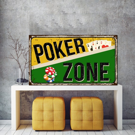 PERSONALISED POKER SIGN SHED SIGN OUTDOOR SIGN GAMES ROOM SIGN POKER CHIPS CARDS 