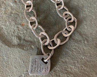 Inspirational Bracelet, Helen Keller quote, All That We Love Deeply