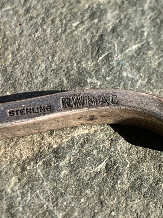 Sterling Silver Squiggle Post Earrings - image 4