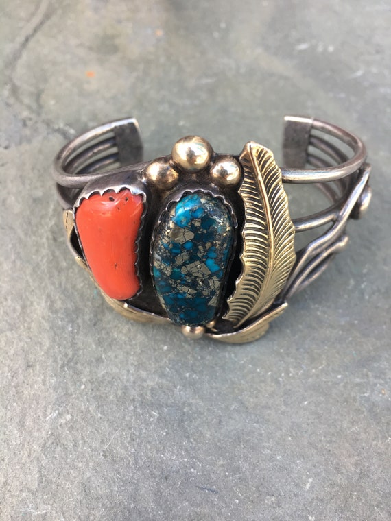 Collier Double Rang Style Navajo En Turquoise - Bijou Ethnique Et Bohème En Bon état Occasion