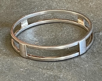 TAHE Navajo Sterling Silver 925 Bangle Bracelet - Etsy