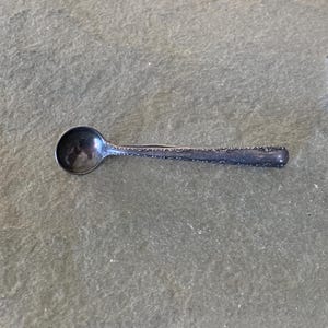 Vintage Sterling Silver Salt Spoon Brooch