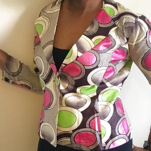 Giacca stampata africana moderna