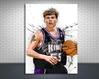 Jason Williams Poster, Sacramento Kings, Gallery Canvas Wrap, Man Cave, Kids Room, Game Room, Bar