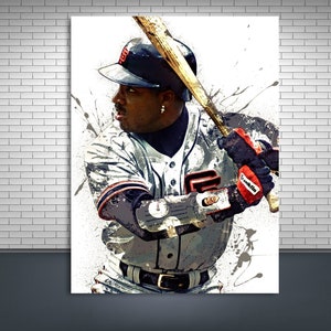 Barry Bonds Poster, San Francisco Giants, Gallery Canvas Wrap, Man Cave, Kids Room, Tribute Room, Game Room image 1