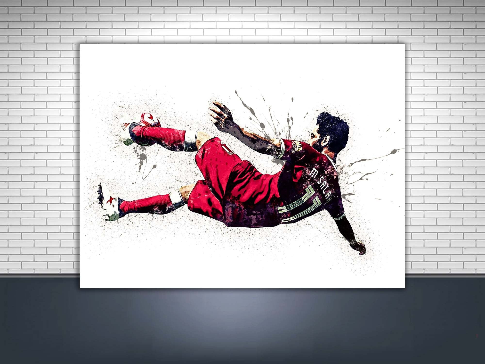 Discover Mohamed Salah Canvas, Gallery Canvas , Man Cave, Kids Room, Game Room, Bar