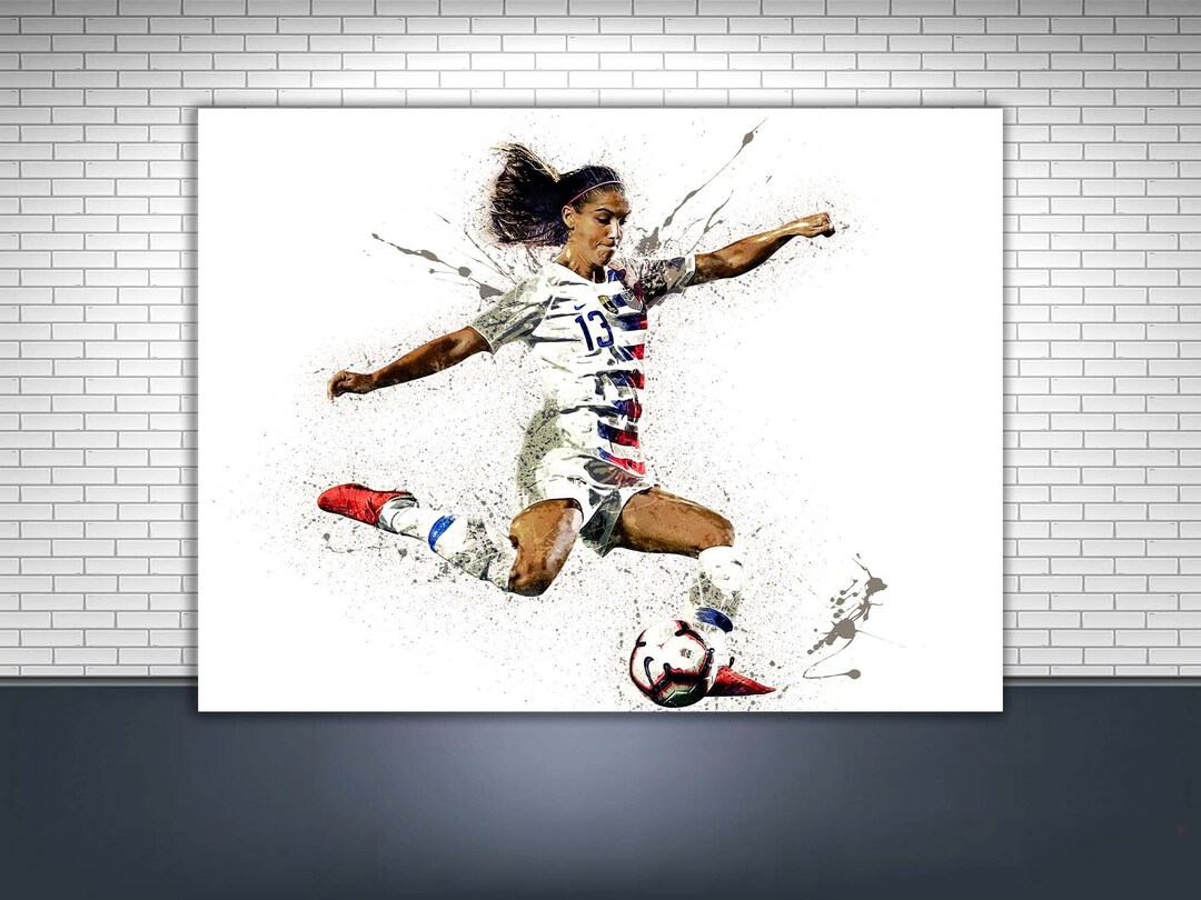 Alex Morgan Poster Print, Gallery Canvas Wrap, Man Cave, Kids Room ...