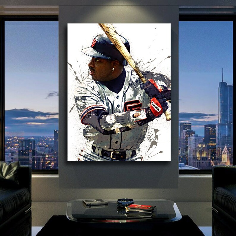 Barry Bonds Poster, San Francisco Giants, Gallery Canvas Wrap, Man Cave, Kids Room, Tribute Room, Game Room image 5