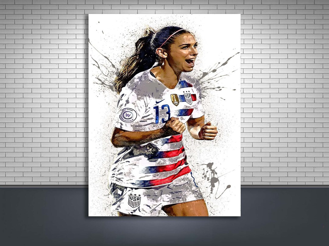 Alex Morgan Poster Print, Gallery Canvas Wrap, Man Cave, Kids Room ...