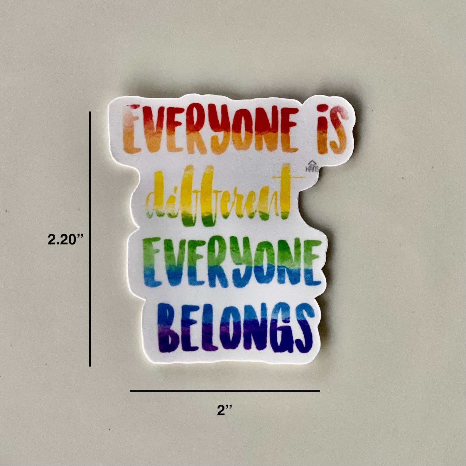 Everyone is different Everyone Belongs Sticker Etsy