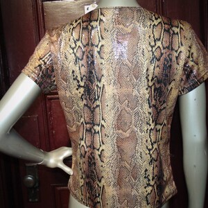 SNAKE SKIN Faux TSHIRT