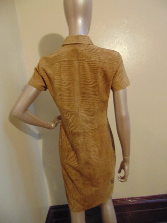 Suede Shirt Dress - image 4