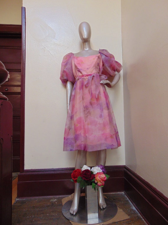 Pretty Puffy Pink Dress
