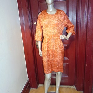 Vintage Cut out Shoulder Sheath Dress image 1