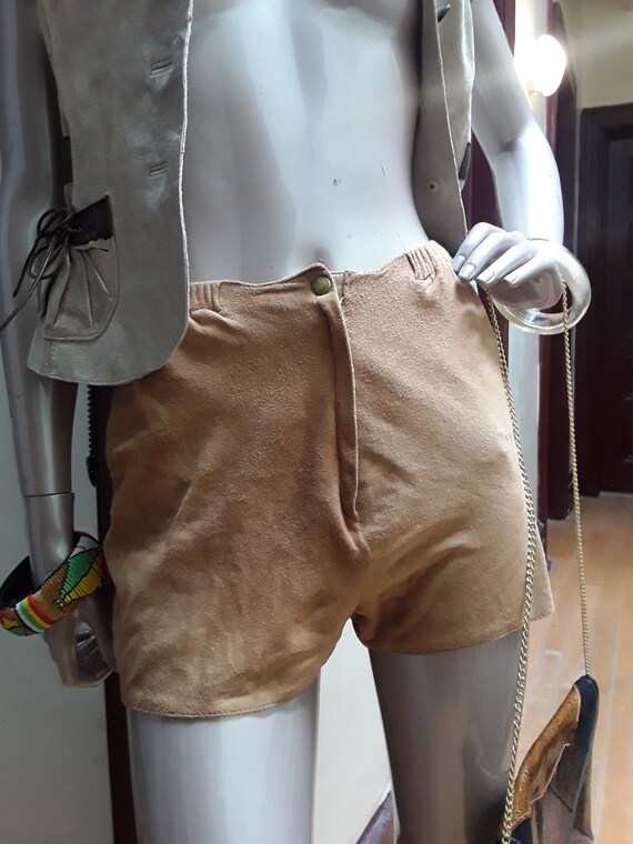 Suede Shorts - image 5