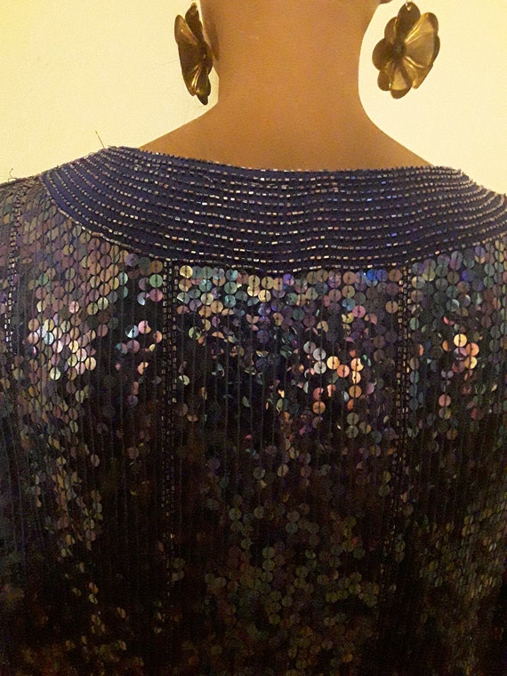 Scallop Sequin Top View 6