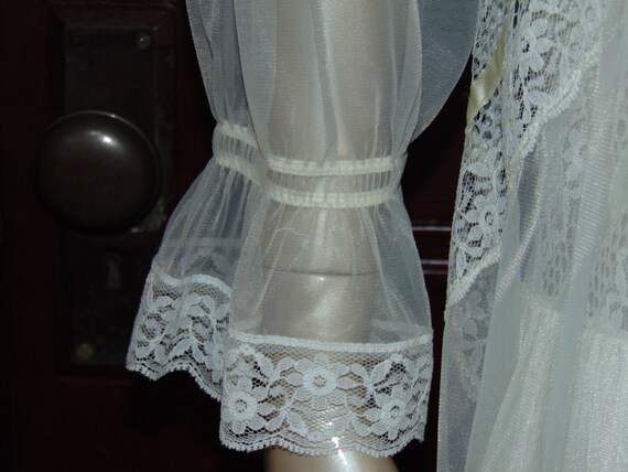 White lace lace Slip Set - image 5