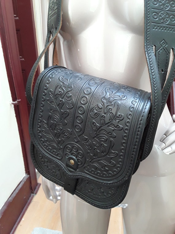 Black leather bag - image 4