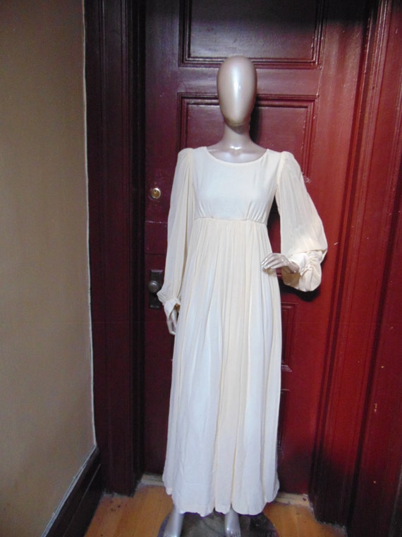 Silk Empire Waist Dress