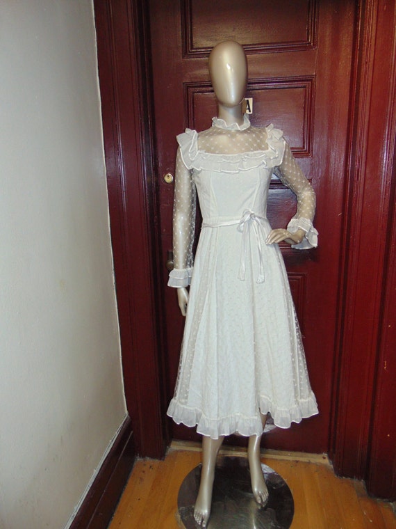 vintage short wedding dress - Gem