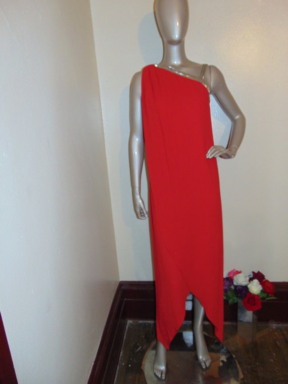 One shoulder Disco Dress
