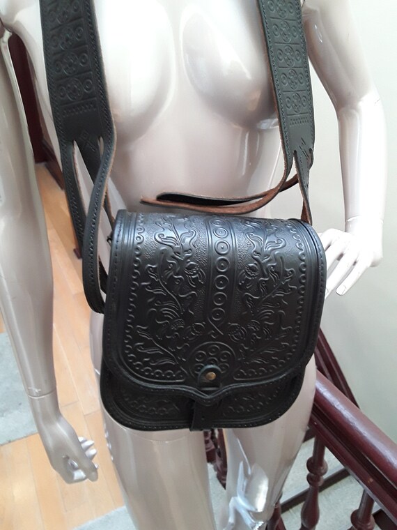 Black leather bag - image 5