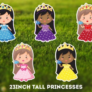 Princess Yard sign | Prince and Princess | Fairy Tale Themed Birthday Yard Display Fairy princess