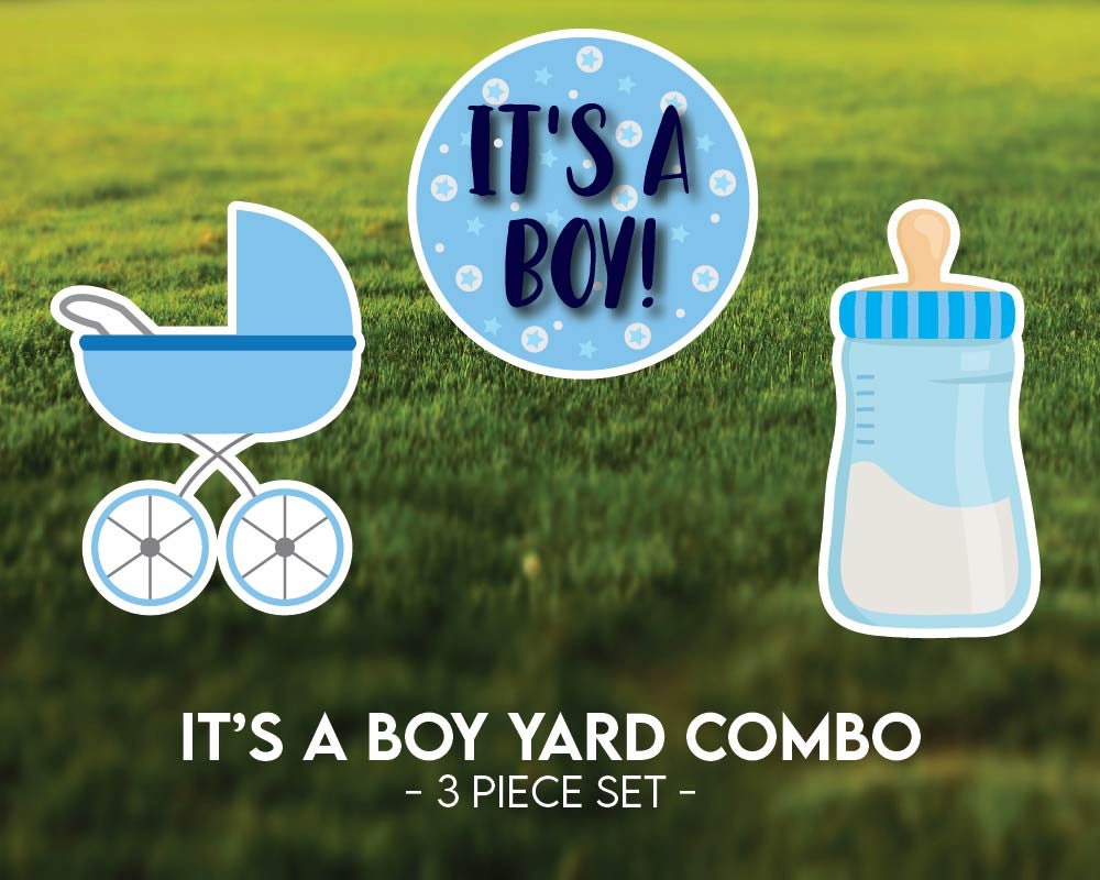 It's a Boy Yard Flair 3 Piece Set