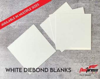 Blank White DiBond - Four Pack