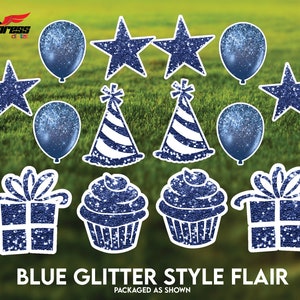 Birthday & Party Glitter Style Flair! Add Pizazz to your Yard Display!