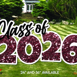Class of 2026 Year Yard Sign | High School Graduation | College Graduation | Congratulations  Grad Birthday | Baby Shower | Birth Year