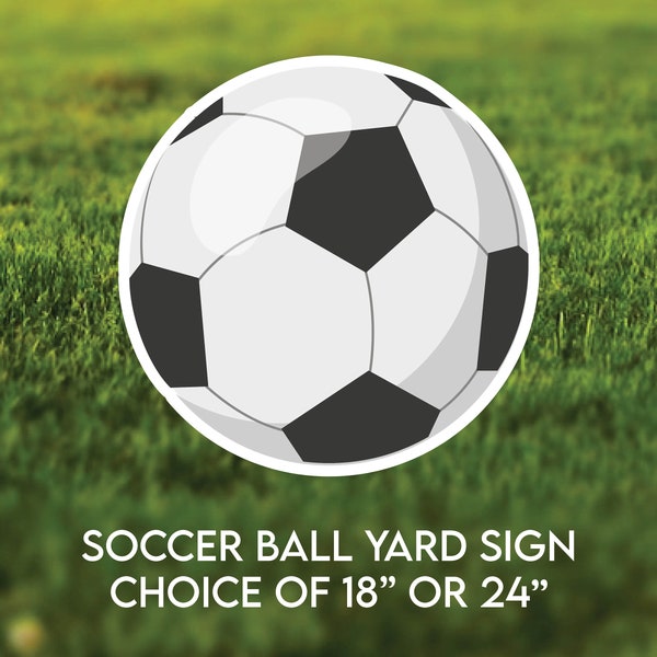 Soccer Yard Signs Etsy