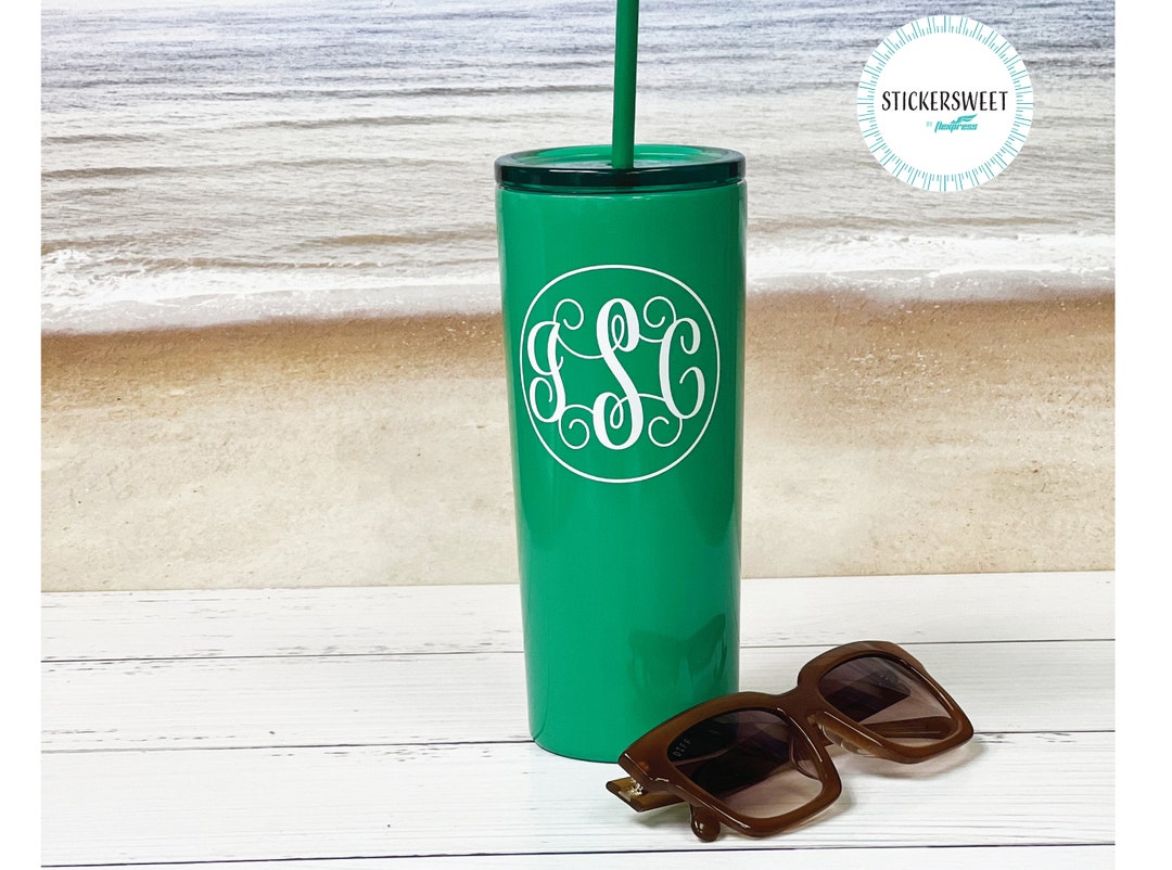 Yeti Decal |tumbler Monogram | Monogram Vinyl Custom DIY Decals ...