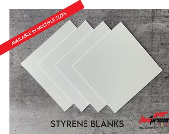 White .03 Styrene - Four Pack